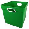 Romanoff Storage Bin, Plastic, Green, 3 PK 72505